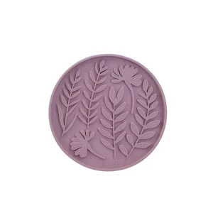 DEXYPAWS Tapis Léchange Stimulant Cercle Rose Poudré