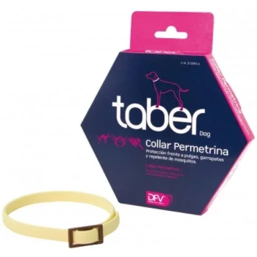 DFV Collier Antiparasitaire Taberdog à la Perméthrine – France