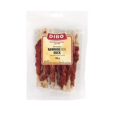 DIBO Bâtonnets de peau crue au canard