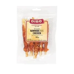 DIBO Bâtonnets de peau crue au poulet