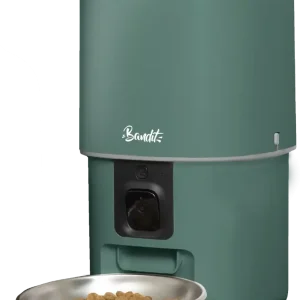 Distributeur de croquettes vert – Bandit