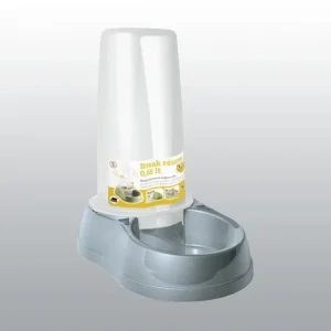 Distributeur d'eau et croquettes pour chat et chien
