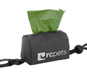Distributeur et sacs de ramassage à crottes pour chien, RC Pets noir