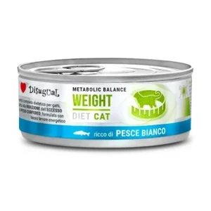 Disugual Aliments humides pour chats au poids de poisson blanc – France