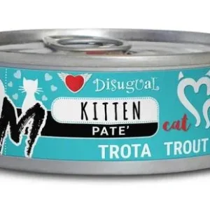 Disugual Pâté de truite mono-protéique pour chatons – France