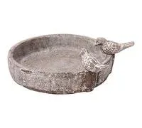 dobar® Bain d’oiseaux Classique Oasis – Bain d’oiseaux en Ciment – Bassin pour Oiseaux Sauvages – Abreuvoir d’eau pour Jardin, terrasse, Balcon – Diamètre 24,5 cm – Gris – Comparez les prix et achetez sur