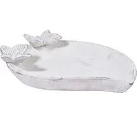 dobar® Foglia 12981e Grand Bain pour Oiseaux avec Oiseaux décoratifs en Ciment de qualité supérieure Blanc 37 x 28 x 4,5 cm – Comparez les prix et achetez sur