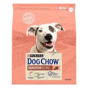 Dog Chow Nourriture Sensitive avec Saumon pour Chiens – France