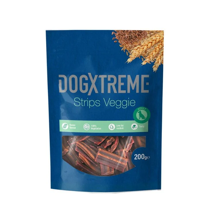 Dogxtreme - Bande au Bacon Végétal pour Chien Adulte - 200g