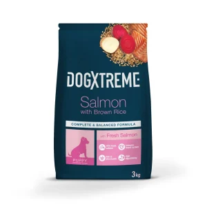 DogXtreme - Croquettes au Saumon Frais pour Chiot de Toute Race