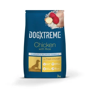 DogXtreme - Croquettes Mini Adulte au Poulet Frais pour Petit Chien - 3Kg