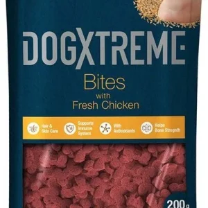 DogXtreme - Friandises BITES avec Poulet Frais pour Chiens - 200g
