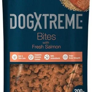 DogXtreme - Friandises BITES avec Saumon Frais pour Chiens - 200g