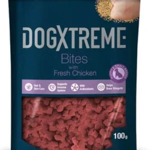 DogXtreme - Friandises Puppy Bites Poulet Frais pour Chiots - 100g