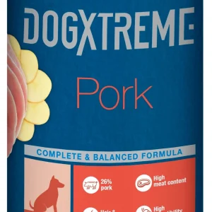 DogXtreme - Pâtée Adulte au Porc pour Chiens - 400g