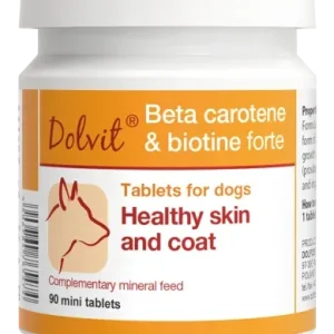 Dolfos Supplément Dolvit Beta carotene, Biotin Forte 90 Comprimés Mini – France