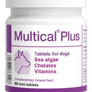 Dolfos Supplément Vitaminique pour Chiens Multical Plus 90 Comprimés Mini – France