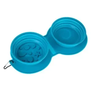 Double écuelle de voyage en silicone Sea Shell TIAKI
