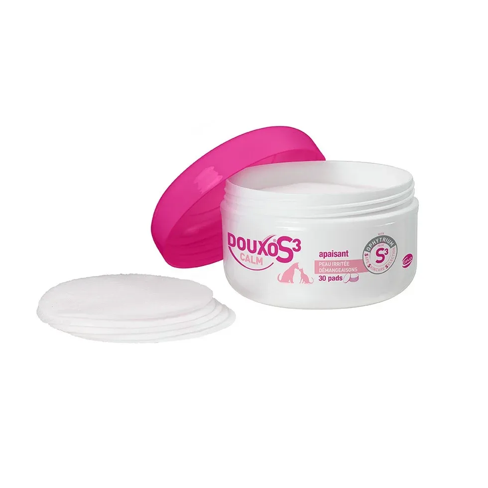 Douxo S3 Calm Pads disques nettoyants apaisants chien, chat - Image 2
