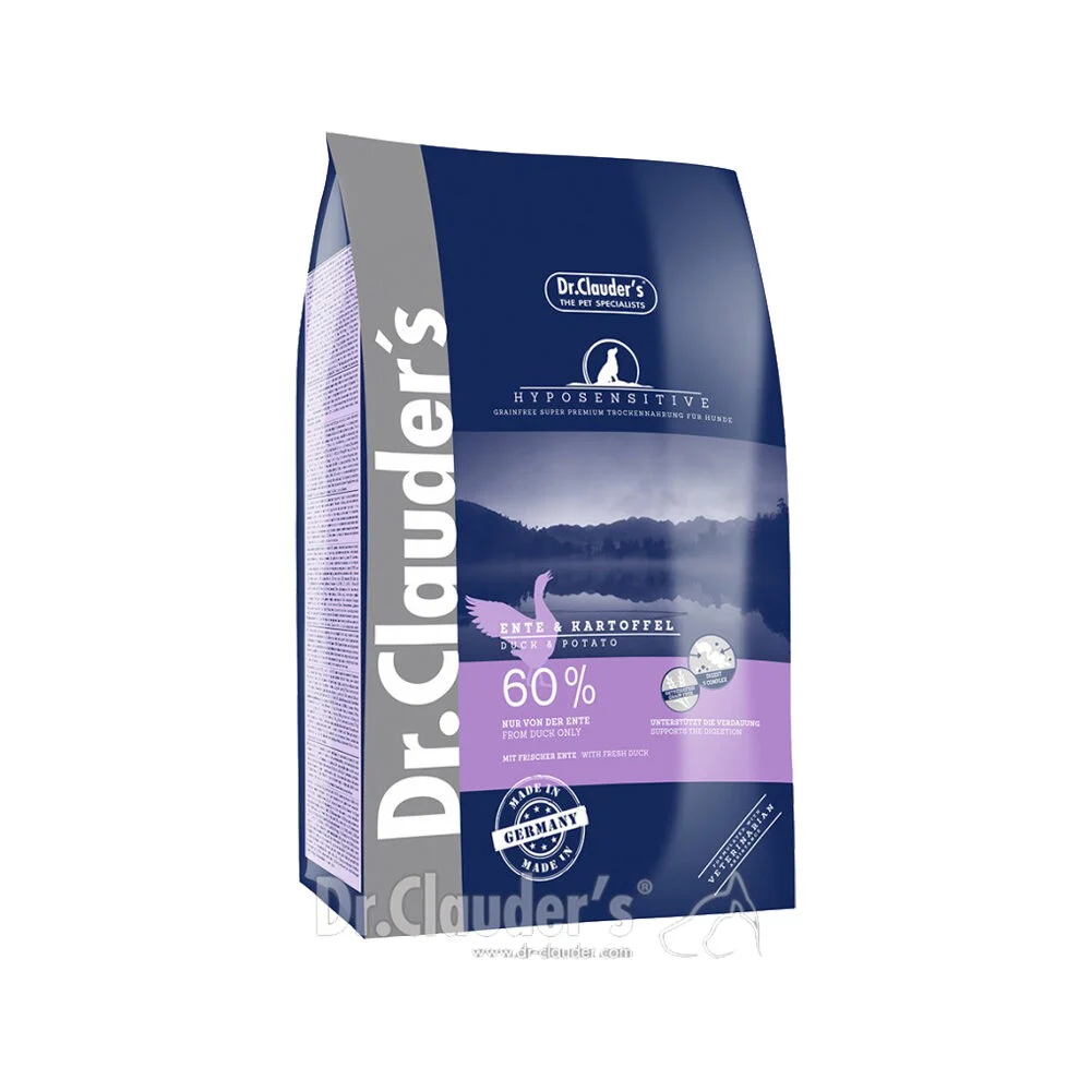 Dr. Clauder's Hyposensible Toutes races Canard et pommes de terre