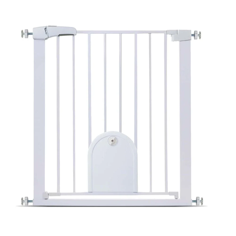Duvo+ Barrière pour Chiens avec Chatonnière