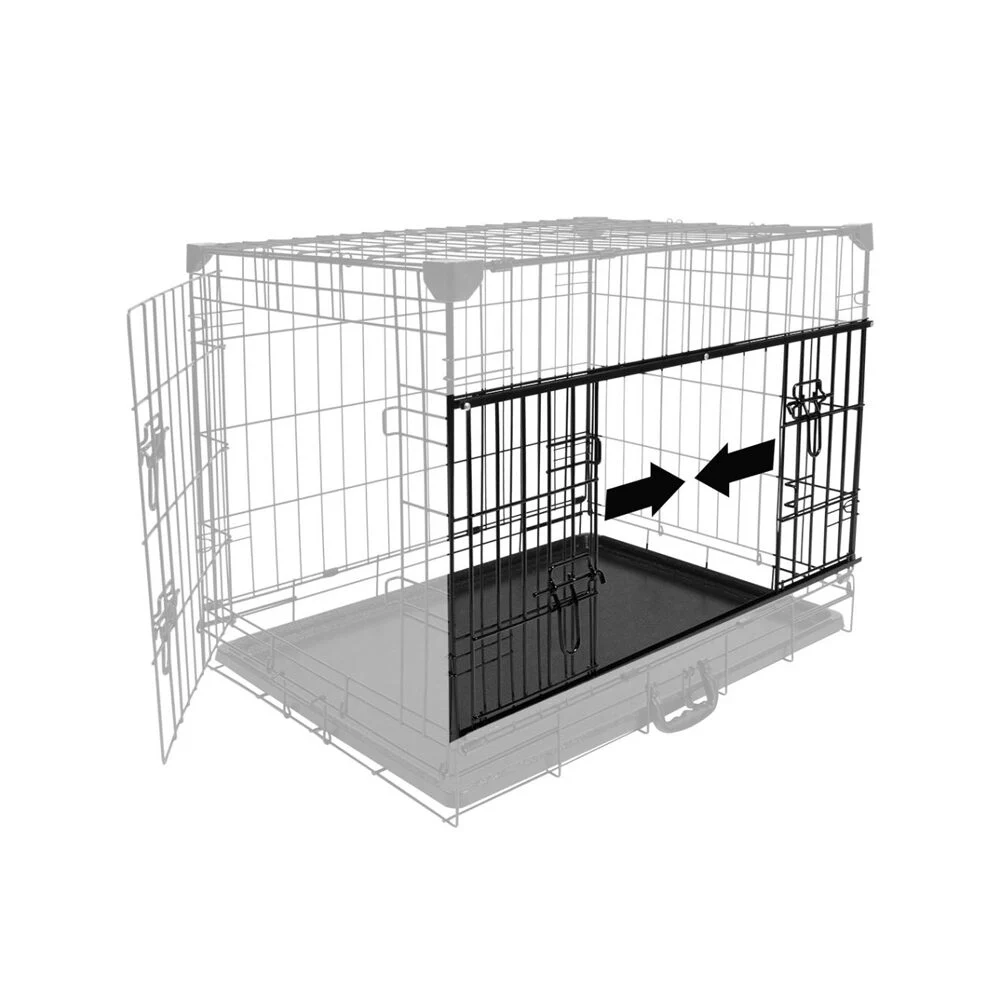 Duvo+ Cage pour Chien à Porte Coulissante
