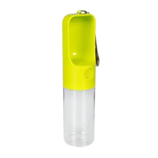 Duvo Plus Bouteille d’eau de voyage jaune pour chiens – France