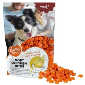 Duvo Plus Snacks Meat! Mini Cubes de Poulet Tendre pour Chiens – France