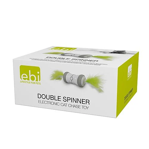 Ebi - Jouet Double spinner Blanc/Vert - 13 x 6 x 6 cm - Image 2