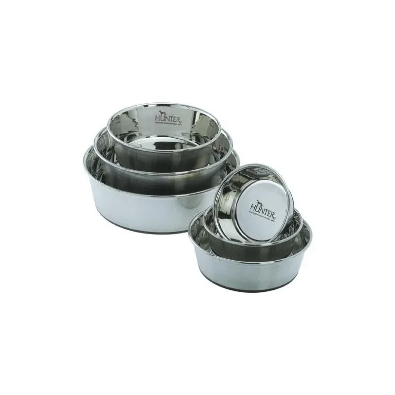 Ecuelle inox « Antidérapante » (XS) – Hunter J’ai plus de croquettes