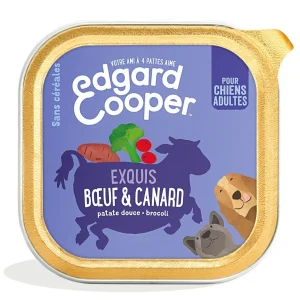 Edgard & Cooper - Barquette au Bœuf et Canard pour Chien - 150g