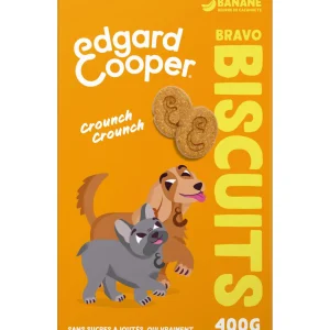 Edgard & Cooper - Biscuits Adulte Banane et Beurre de Cacahuète - 400g
