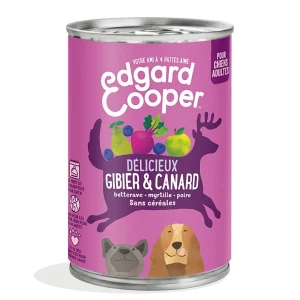 Edgard & Cooper - Boîte au Gibier et Canard pour Chien - 400g