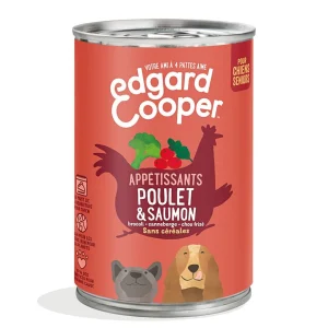 Edgard & Cooper - Boîte au Poulet et Saumon pour Chien - 400g