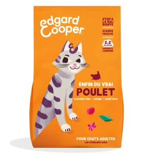 Edgard & Cooper - Croquettes au Poulet pour Chat Adulte