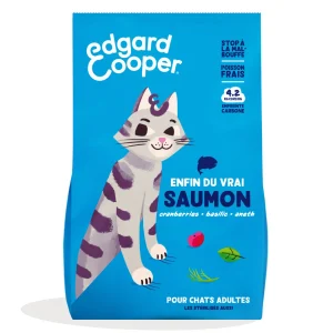Edgard & Cooper - Croquettes au Saumon pour Chat Adulte