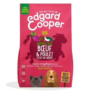 Edgard & Cooper - Croquettes BIO au Bœuf et Poulet pour Chien