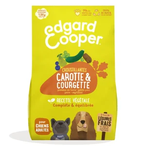 Edgard & Cooper - Croquettes Végétales Carottes et Courgettes pour Chien - 2,5Kg