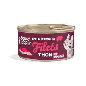 Edgard & Cooper - Filets de Thon et Poulet pour Chat - 70g
