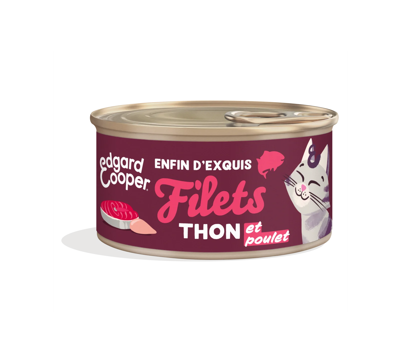 Edgard & Cooper - Filets de Thon et Poulet pour Chat - 70g
