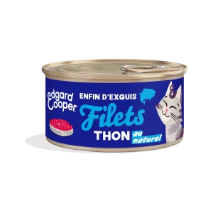 Edgard & Cooper - Filets de Thon Naturel pour Chat - 70g