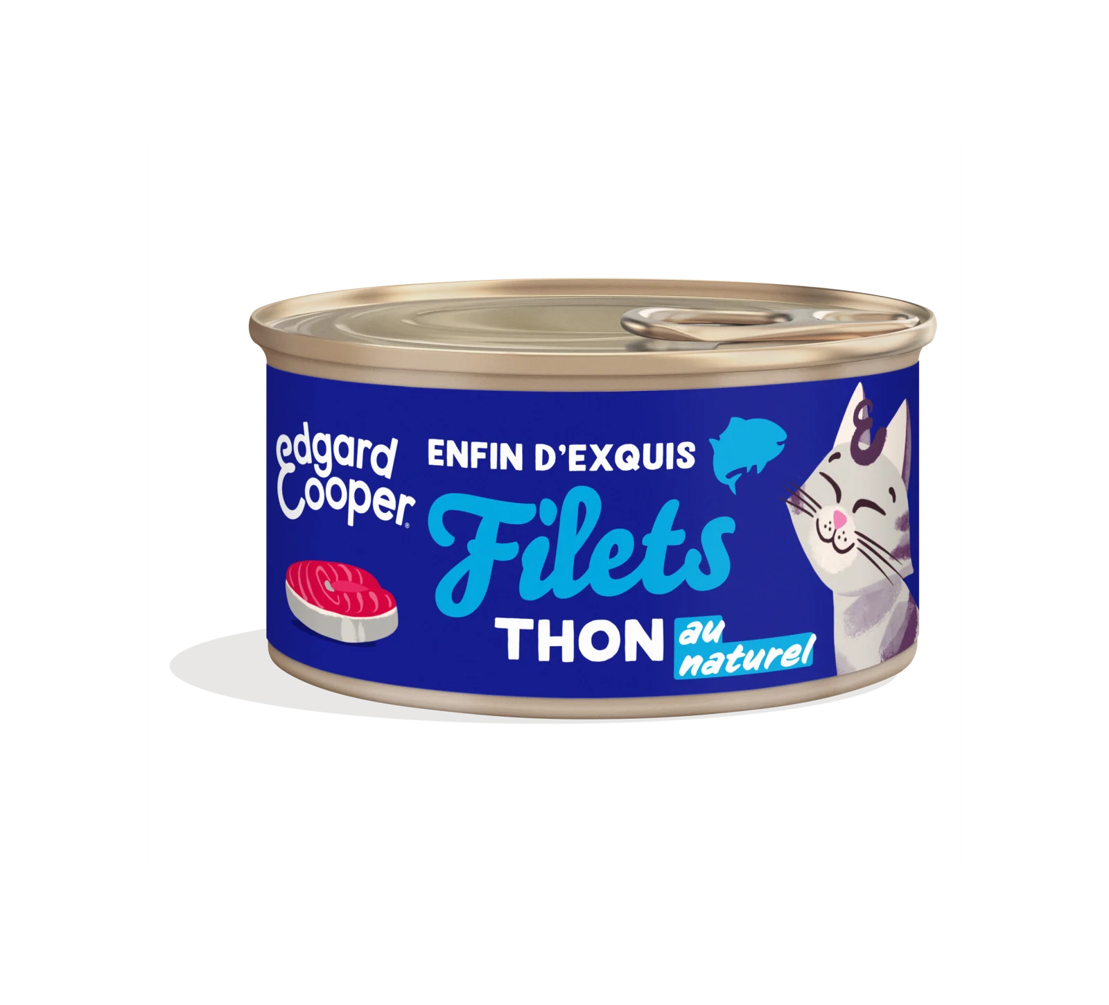 Edgard & Cooper - Filets de Thon Naturel pour Chat - 70g