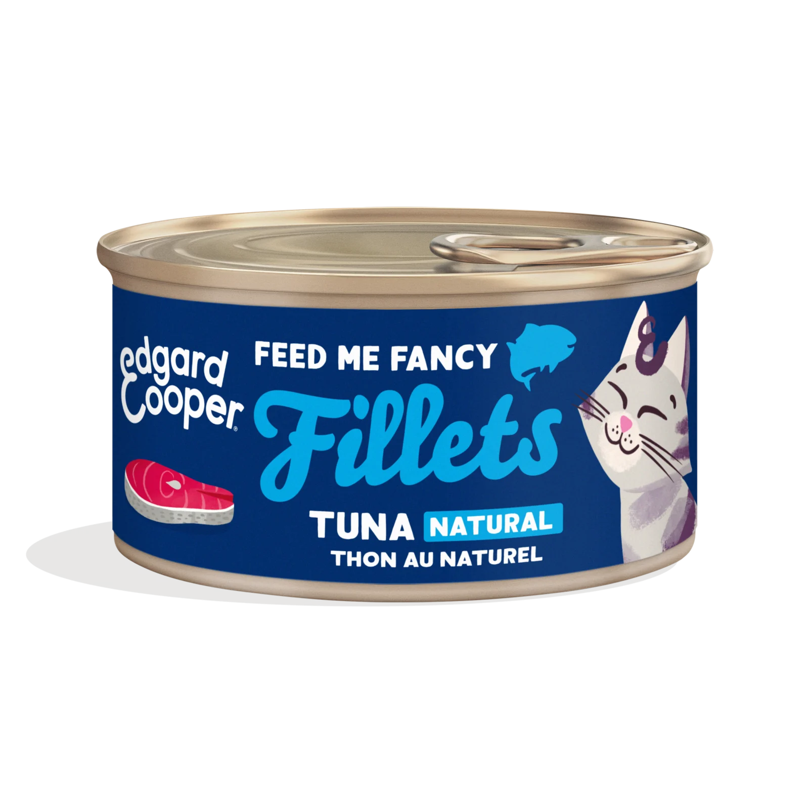 Edgard & Cooper - Filets de Thon Naturel pour Chat - 70g - Image 2