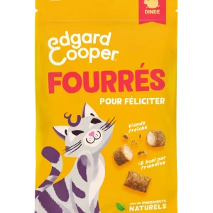 Edgard & Cooper - Friandises Fourrés A la Dinde Pour Chat - 60g