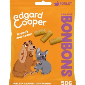 Edgard & Cooper - Gros Bonbons Adulte Poulet pour Chiens - 50g