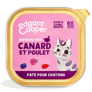 Edgard & Cooper - Pâtée au Canard et Poulet pour Chaton - 85g