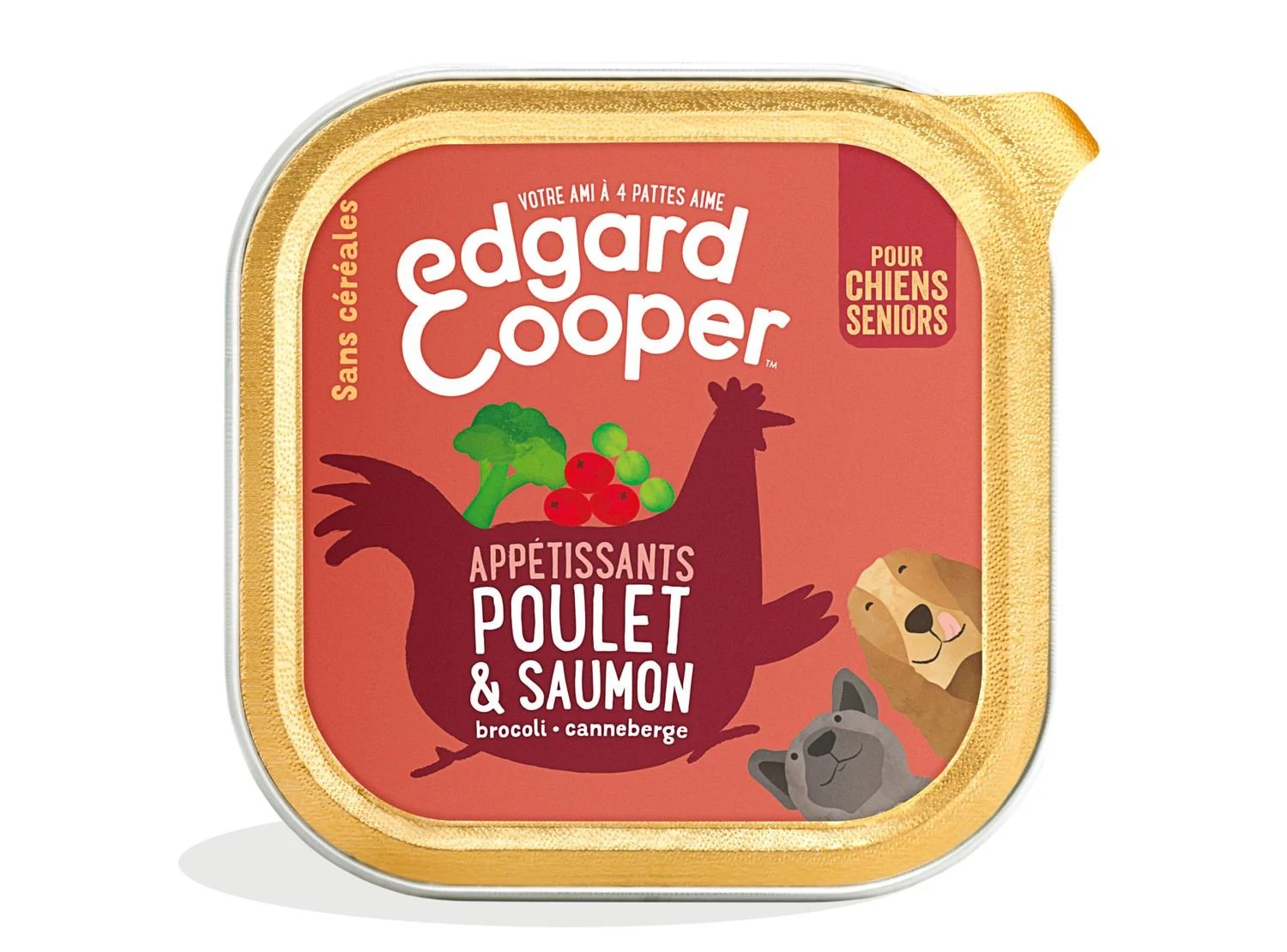 Edgard & Cooper - Pâtée Senior Poulet & Saumon - 150g