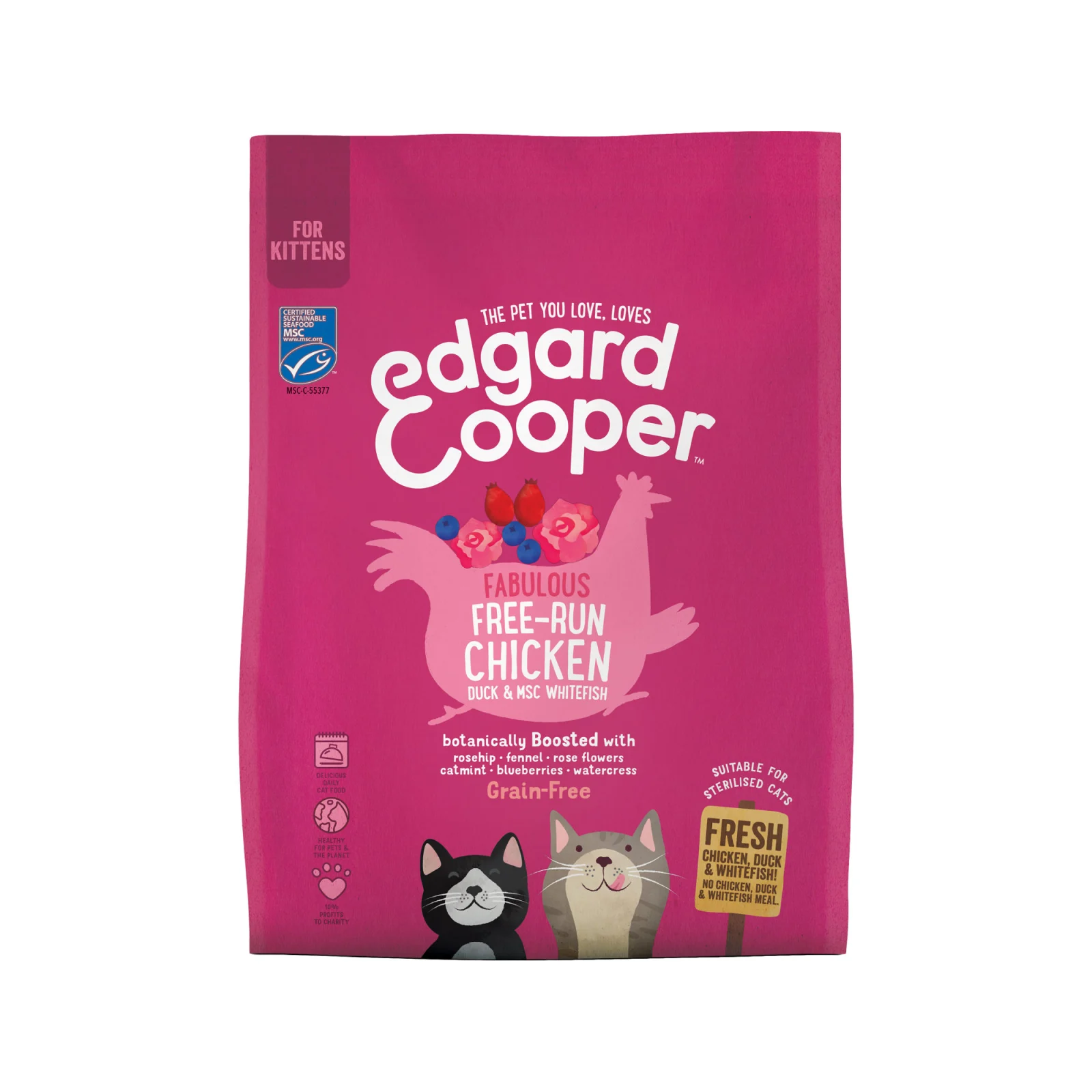 Edgard & Cooper - Poulet, Canard & Poisson Blanc