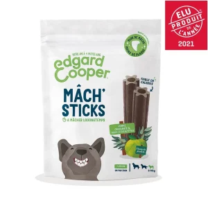 Edgard & Cooper - Sticks à Mâcher Dental Naturel à l'Eucalyptus et Pomme Fraîche pour Chien L