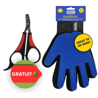 Ensemble toilettage chat: Gant Wahl + Coupe-griffe offert